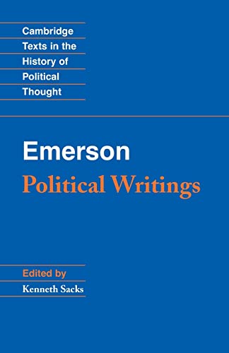 Imagen de archivo de Emerson: Political Writings (Cambridge Texts in the History of Political Thought) a la venta por WorldofBooks