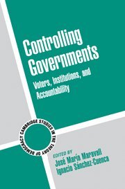 Stock image for Controlling Governments for sale by Blackwell's