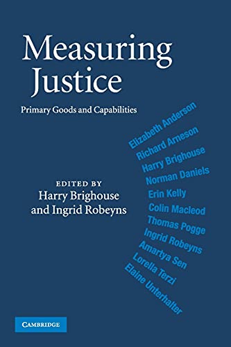 Stock image for Measuring Justice: Primary Goods and Capabilities for sale by WorldofBooks