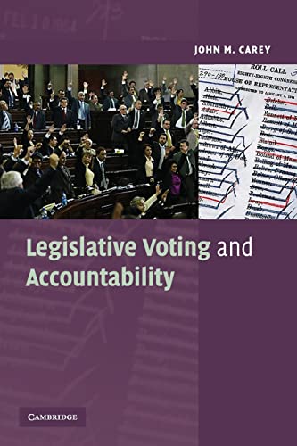 Beispielbild fr Legislative Voting and Accountability zum Verkauf von Better World Books