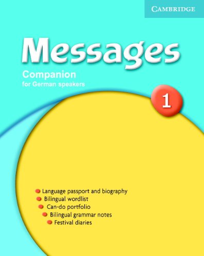 Stock image for Messages 1 Companion German Edition for sale by Blackwell's