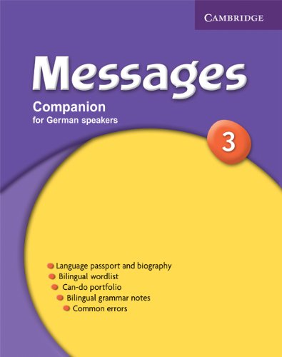 Stock image for Messages 3 Companion German Edition for sale by Blackwell's