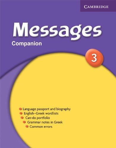 Stock image for Messages 3 Companion Greek Edition for sale by Blackwell's