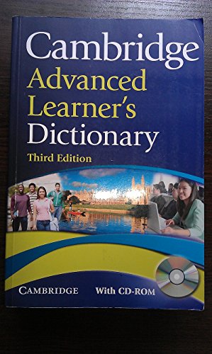 Stock image for Cambridge Advanced Learner's Dictionary with Cd-rom for sale by Hamelyn