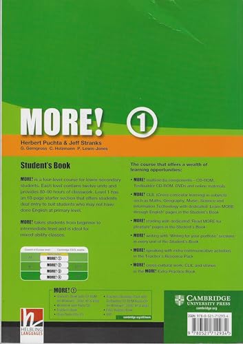 Stock image for More! Level 1 Student's Book with Interactive CD-ROM for sale by MusicMagpie