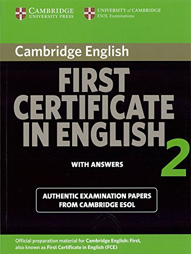 9780521714549: Cambridge First Certificate in English 2 for Updated Exam Student's Book with answers: Official Examination papers from University of Cambridge ESOL Examinations (FCE Practice Tests)