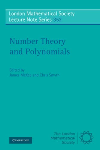 9780521714679: Number Theory and Polynomials (London Mathematical Society Lecture Note Series, Series Number 352)