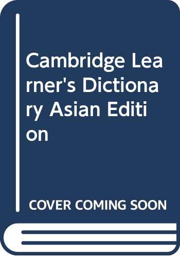 9780521715294: Cambridge Learner's Dictionary Asian Edition [With CDROM]