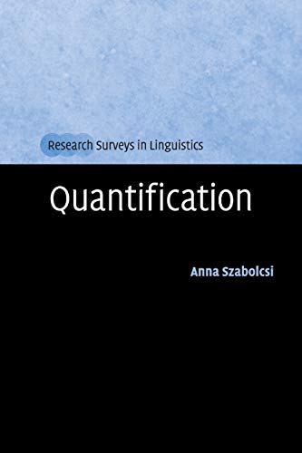 Stock image for Quantification (Research Surveys in Linguistics) for sale by HPB-Red