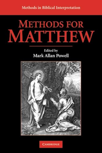 

Methods for Matthew (Methods in Biblical Interpretation)