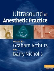 Imagen de archivo de Ultrasound in Anesthetic Practice a la venta por Better World Books Ltd