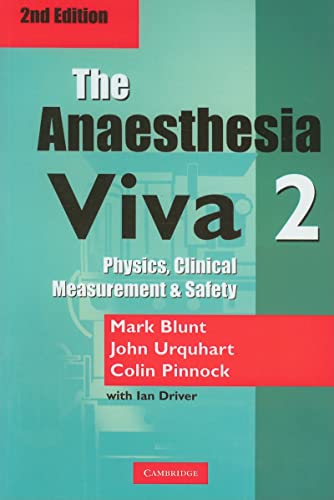 The Anaesthesia Viva: Volume 2 (9780521716444) by Blunt, Mark; Urquhart, John; Pinnock, Colin