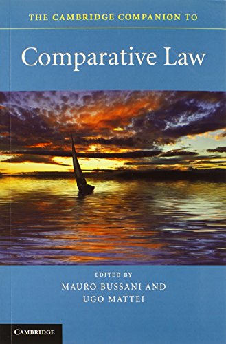 Imagen de archivo de The Cambridge Companion to Comparative Law a la venta por Revaluation Books