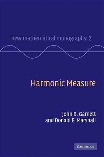 9780521720601: Harmonic Measure (New Mathematical Monographs, Series Number 2)