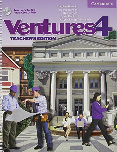 Imagen de archivo de Ventures Level 4 Teacher's Edition with Teacher's Toolkit Audio CD/CD-ROM a la venta por HPB-Red