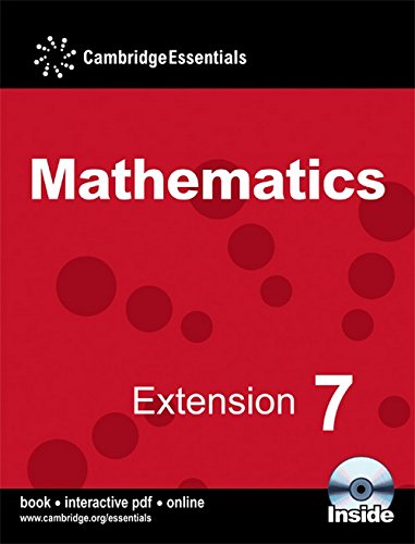 Beispielbild fr Cambridge Essentials Mathematics Extension 7 Pupils Book with CD-ROM zum Verkauf von Reuseabook