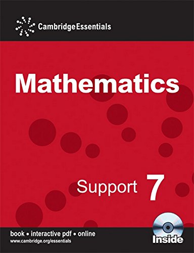 Stock image for Cambridge Essentials Mathematics Support 7 Pupil's Book with CD-ROM for sale by WorldofBooks