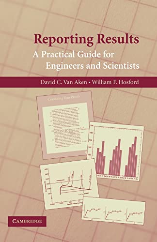 9780521723480: Reporting Results Paperback: A Practical Guide for Engineers and Scientists