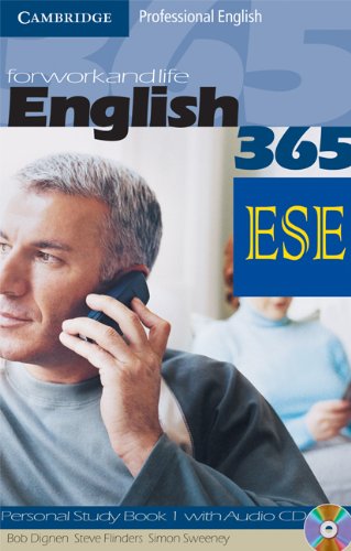 9780521725644: English365 Level 1 Personal Study Book with Audio CD (ESE edition, Malta) (Cambridge Professional English)