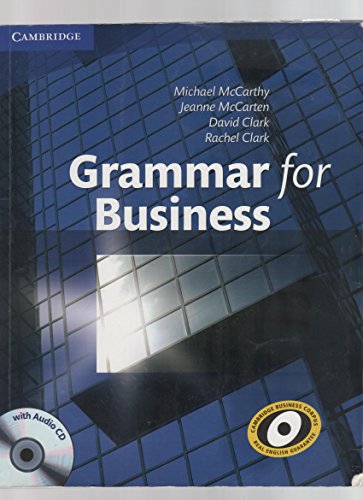 Beispielbild fr Grammar for Business with Audio CD zum Verkauf von BooksRun