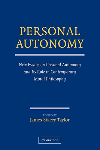 Imagen de archivo de Personal Autonomy: New Essays on Personal Autonomy and its Role in Contemporary Moral Philosophy a la venta por MusicMagpie