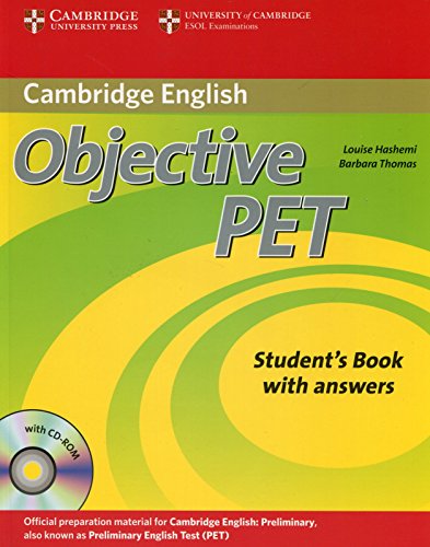 Beispielbild fr Objective PET Student's Book with answers with CD-ROM zum Verkauf von WorldofBooks