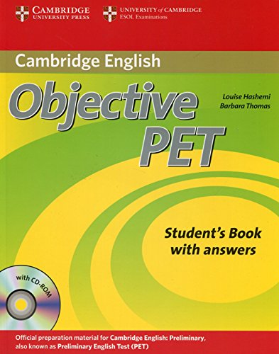 9780521732666: Objective PET Student's Book with answers with CD-ROM 2nd Edition