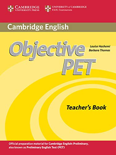 Beispielbild fr Objective PET Teacher's Book zum Verkauf von WorldofBooks