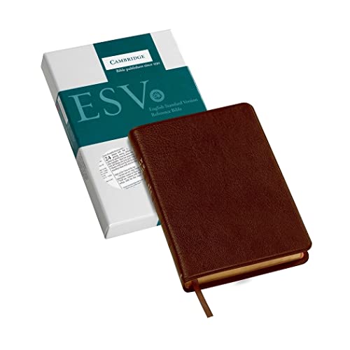 Imagen de archivo de ESV Pitt Minion Reference Bible, Brown Goatskin Leather, ES446:X a la venta por Byrd Books