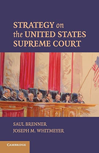 9780521736343: Strategy on the United States Supreme Court Paperback