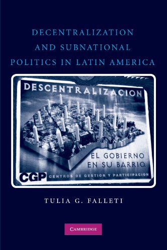 Imagen de archivo de Decentralization and Subnational Politics in Latin America a la venta por Blackwell's