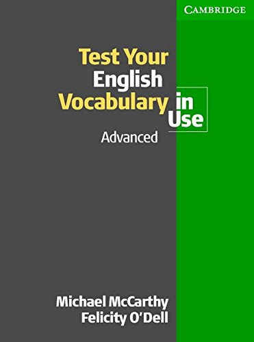 9780521736398: Test Your English Vocabulary in Use Advanced (South Asian Edition)