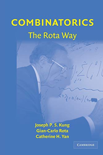 9780521737944: Combinatorics: The Rota Way Paperback (Cambridge Mathematical Library)