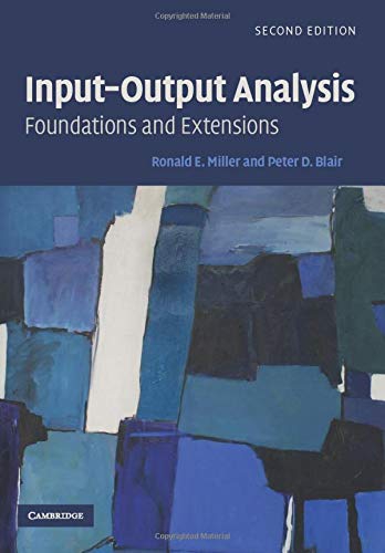 Beispielbild fr Input-Output Analysis: Foundations and Extensions zum Verkauf von BooksRun