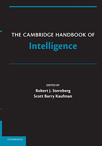 Imagen de archivo de The Cambridge Handbook of Intelligence (Cambridge Handbooks in Psychology) a la venta por Anybook.com