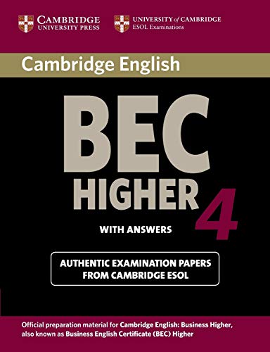 9780521739207: Cambridge Bec 4 Higher: Examination Papers from University of Cambridge ESOL Examinations (BEC Practice Tests)