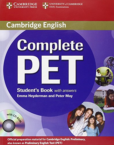 9780521741361: Complete PET Student's Book with answers with CD-ROM (CAMBRIDGE)