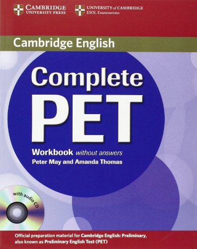 9780521741392: Complete PET Workbook without answers + CD [Lingua inglese]