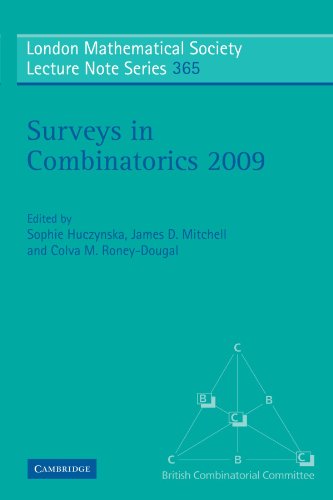 9780521741736: Surveys in Combinatorics 2009 Paperback: 365 (London Mathematical Society Lecture Note Series, Series Number 365)