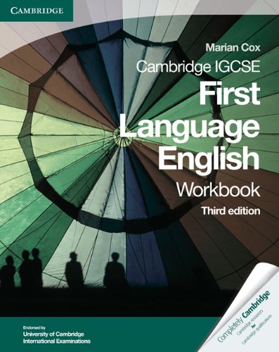 Stock image for Cambridge IGCSE First Language English. Workbook for sale by Blackwell's