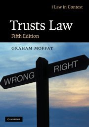 Beispielbild fr Trusts Law: Text and Materials (Law in Context) zum Verkauf von AwesomeBooks