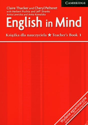 Imagen de archivo de ENGLISH IN MIND LEVEL 1 TEACHER'S BOOK POLISH EXAM EDITION a la venta por Basi6 International