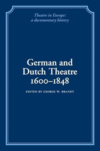 9780521747127: Theatre in Europe 8 Volume Paperback Set: A Documentary History