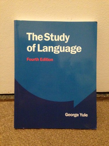 9780521749220: The Study of Language