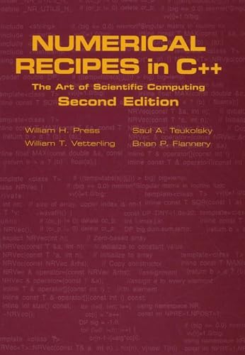 9780521750332: Numerical Recipes in C++: The Art of Scientific Computing