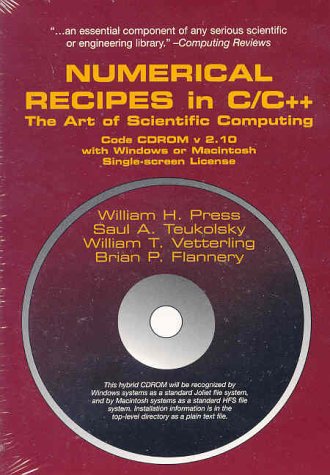 9780521750370: Numerical Recipes Source Code in C and C++ CD ROM with Windows or Macintosh Single-Screen License: The Art of Scientific Computing