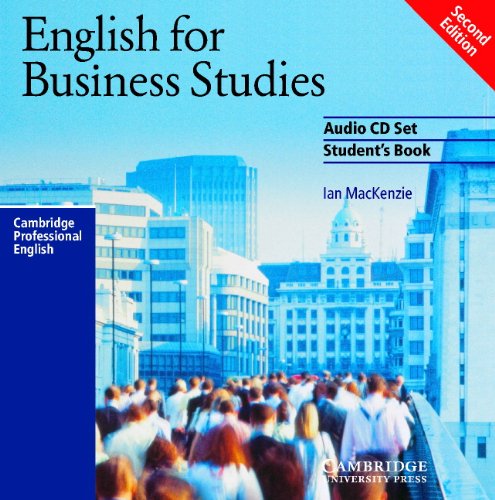 Imagen de archivo de English for Business Studies Audio CD Set (2 CDs): A Course for Business Studies and Economics Students (Cambridge Professional English) a la venta por HPB-Red