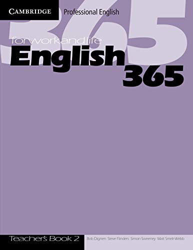 Imagen de stock para English365 2 Teacher's Guide (Cambridge Professional English) - 9780521753685