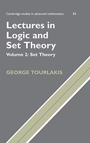 9780521753746: Lectures in Logic and Set Theory, Volume 2: Set Theory (Cambridge Studies in Advanced Mathematics)