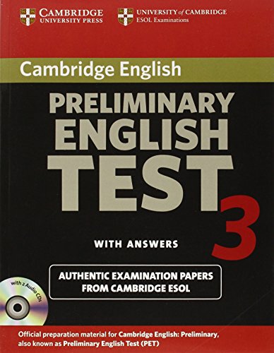 9780521754774: Cambridge Preliminary English Test 2nd 3 Self-study Pack: Examination Papers from the University of Cambridge ESOL Examinations: Vol. 3 (PET Practice Tests)